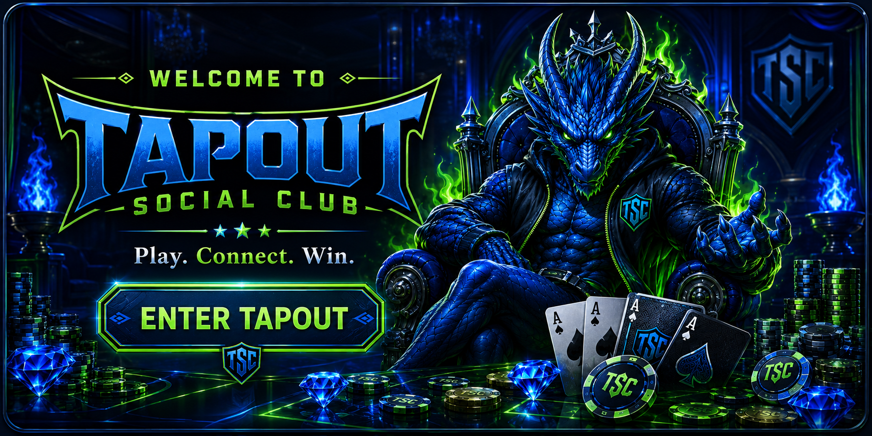Welcome to Tapout Gaming — Play. Connect. Win.